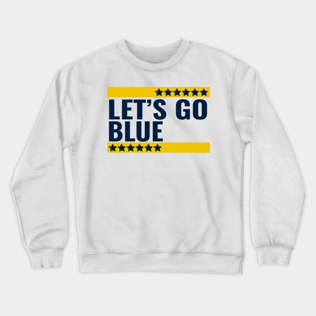 lets go blue Crewneck Sweatshirt by ALSPREYID